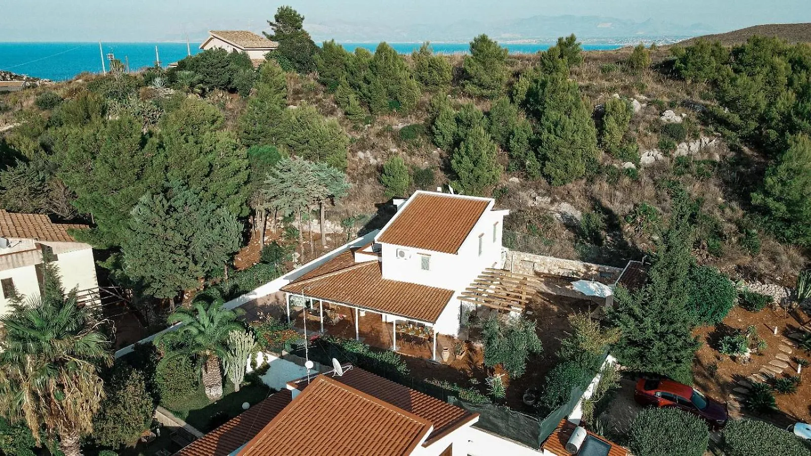 Le Sorelle Entire Villa Sea View Scopello