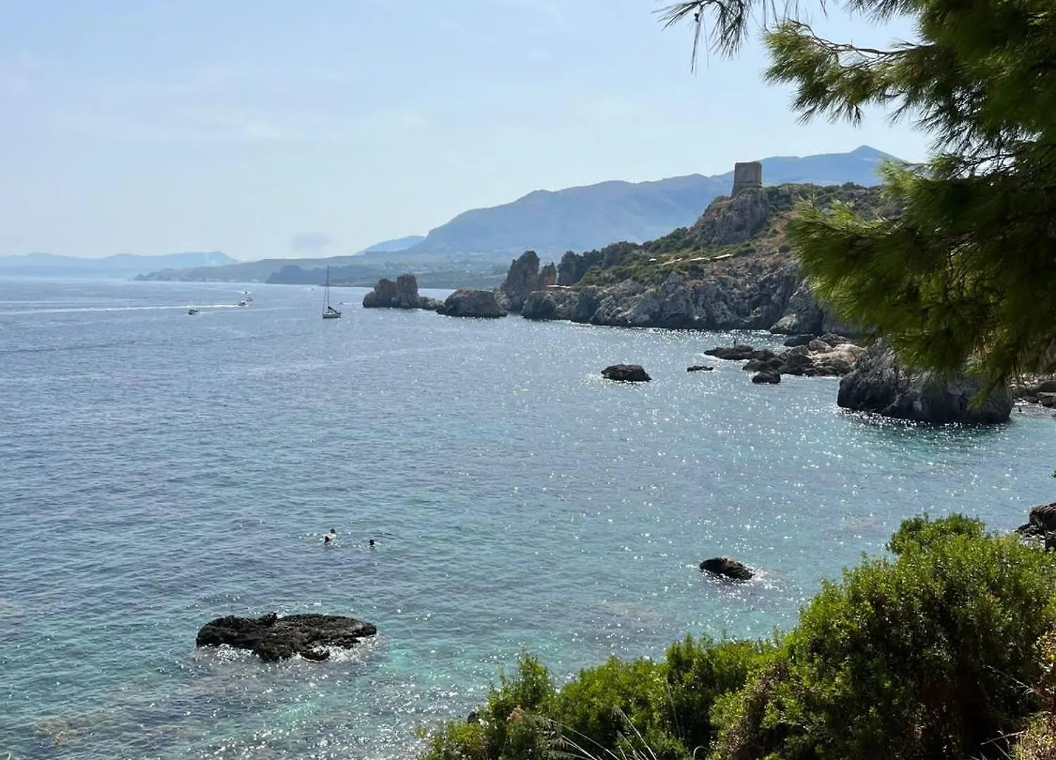 Le Sorelle Entire Villa Sea View Scopello